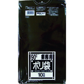 【ポイント10倍】サニパック N-92Nシリーズ90L黒 10枚 N-92-BK 【DIY 工具 TRUSCO トラスコ 業務用 ポリ袋 大型 収納 ゴミ袋 90L ビニール袋 90リットル ブラック 黒 】【おしゃれ おすすめ】[CB99]