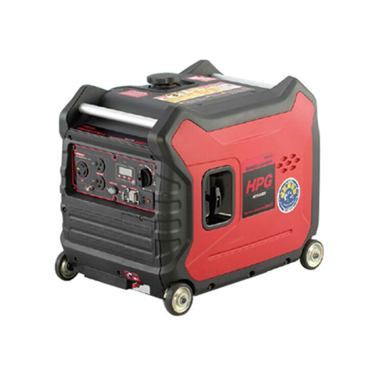 楽天市場】ワキタ インバータガソリン発電機 HPG3000IS [212cc] 【発電 