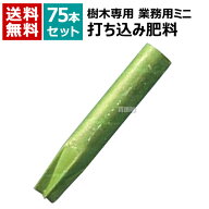 グリーンパイル 樹木専用 打込肥料 業務用 ミニ （75本セット） 3cm×20cm 180g G-180 【地面 打ち込み …