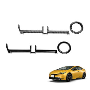 プリウス60系 ZVW60 MXWH60 アクセサリー センターエアコンパネル エアコン吹き出し口カバー エンジンスタートボタンリング インテリアパネル ドレスアップ ABS製 車種専用設計 PRIUS 60系 内装 カ