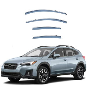 車用 サイドバイザー に適合 スバル クロストレック GT 2018-2023 ドアバイザー バイザー 車種専用設計 カーレインシールドウィンドウバイザー 車日除け 雨 カー装飾【4枚】