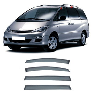 �h�A�o�C�U�[ �g���^ Previa XR30/XR40 2000-2005 �ԗp �T�C�h�o�C�U�[ �X���[�N ������ �u���b�N �J�[���C���V�[���h �J���� �T�C�h �E�C���h�E �o�C�U�[ �y4���z