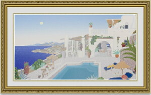 【送料無料】絵画■マックナイト■サンセットヒル■選べる額縁■額装込■風景画■海■名画■インテリアアート■プレゼント贈答品におすすめ