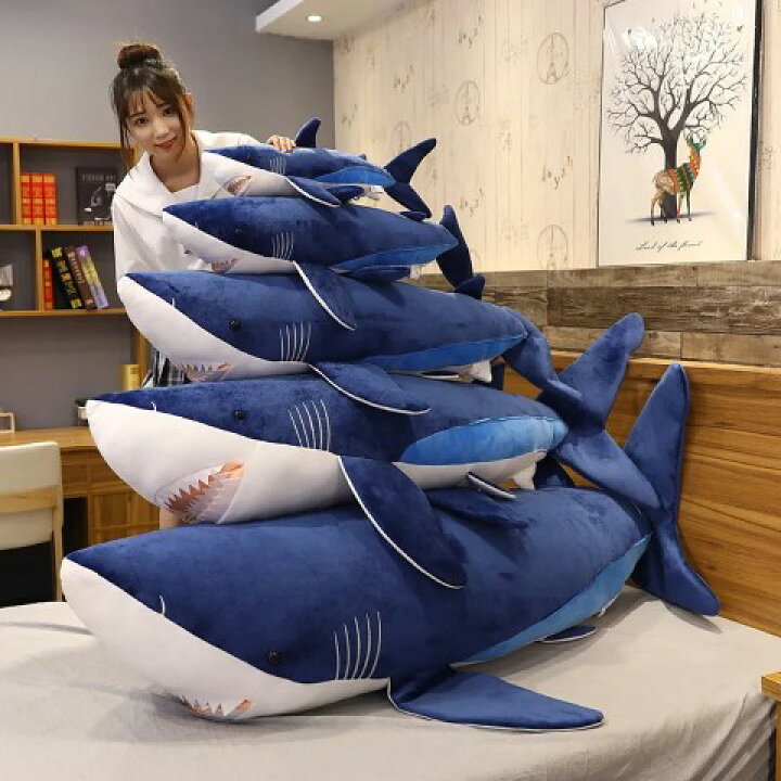 楽天市場】＼P2倍☆6/24まで／【送料無料】サメぬいぐるみ 魚 巨大 