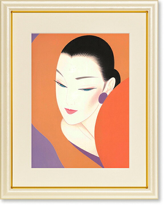 楽天市場】絵画 インテリア 鶴田一郎・喜びのミューズ 美人 アート 