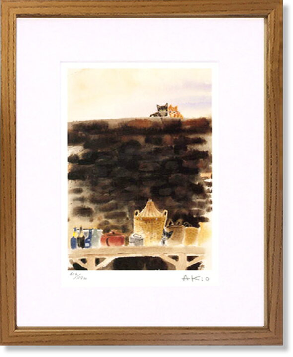 楽天市場 渡辺あきお 一緒だと楽しいよ 絵画 版画 絵画生活