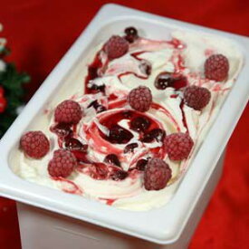 アイスクリーム 業務用 ミルクラズベリー 4L 業務用アイスクリーム 酸味ほんのりミルクとラズベリー 家庭用 ギフトでも可 イベント模擬店でも可 容量4リットル デッシャーで40個分 宅配便 アイス 魁ジェラート