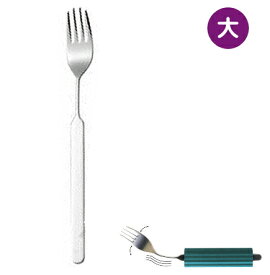 オールステンレスハンドル フォーク 大 単品 曲げれるユニバーサルフォーク （斉藤工業） N-2 ※スポンジは付属しません