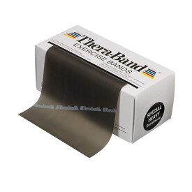 ＼クーポン配布中／【トレーニング用チューブ】セラバンド　THERABAND 5.4m 黒　強　強度レベル+3　T124-00（アビリティーズ・ケアネット）6ヤード　強度別カラー 全8色【返品・交換不可】