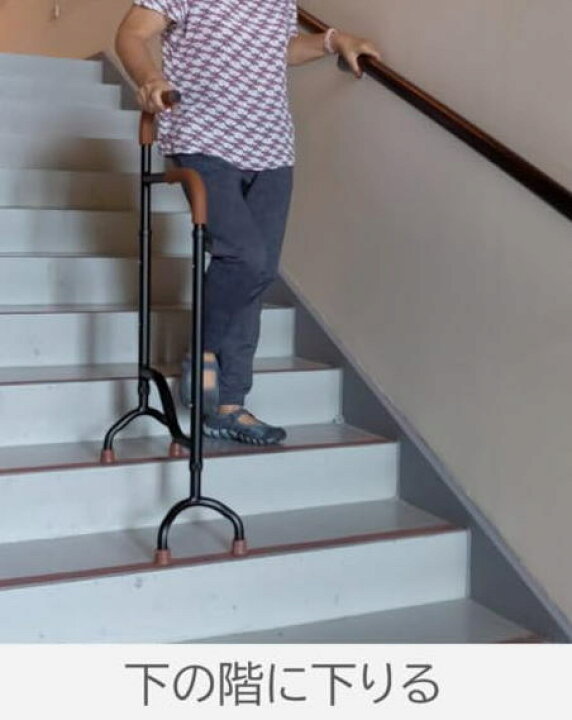 楽天市場】階段アシスト杖 Stair Assist Cane（SAC) 4点杖 ステッキ 