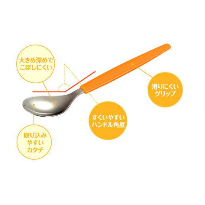 楽天市場 自助具 スプーン すくいやすいスプーン ピジョンタヒラ 左右兼用 カトラリー 介護食器 介助 自助具 自活用具 食事 食器 看護 介護ショップ ちとせ