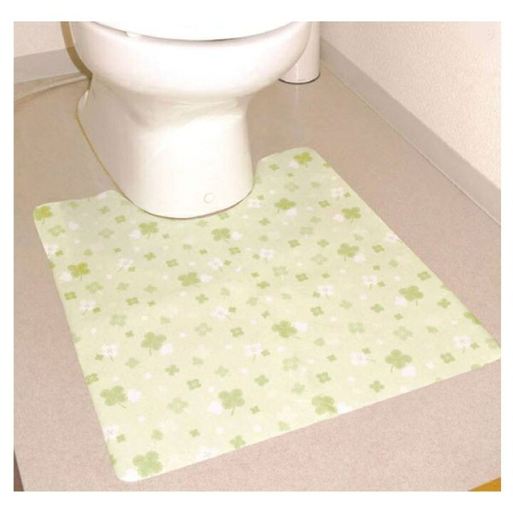 楽天市場 汚れたら捨てるだけ 使い捨てトイレ用フロアシート お徳用枚入り Ft 002 004 009 52 58cm ピンク ブルー クローバー柄 抗菌 防臭 吸水 裏面防水 カット可能 すべり止め付き 業務用 フロンティア 介護ショップ ちとせ