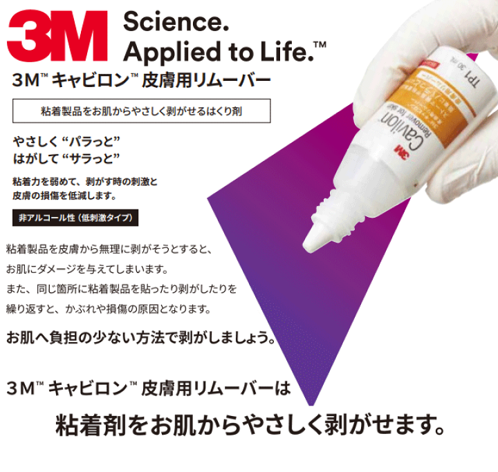 楽天市場】3M キャビロン 皮膚用リムーバー滴下タイプ(TP1