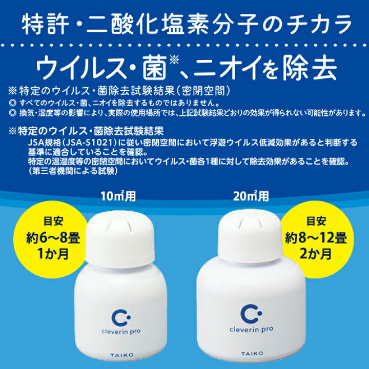 楽天市場】クレベリンPro 10m2用 置き型 業務用 1個 大幸薬品(旧 