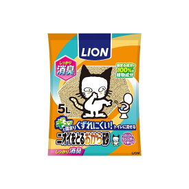 【送料お得・まとめ買い×6個セット】ライオン商事 ニオイをとるおから砂 5L 猫砂