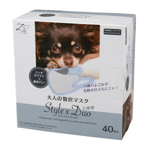 y킹2999~ȏőzcY lґ}XN ̌^ StylexDuo X^C×fI b`zCg×nO[ 40 jp