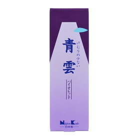 【送料お得・まとめ買い×10個セット】日本香堂 青雲 バイオレット 約45g お線香