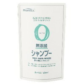 【あわせ買い2999円以上で送料お得】熊野油脂 ファーマアクト 無添加シャンプー 詰替 450mL 無香料・無着色・無防腐剤 【4513574007178】