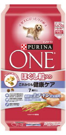 【お一人様1個限り特価】 ピュリナワン ドッグ ほぐし粒入り 7歳以上 これからも健康ケア チキン 4.2KG (4902201206518)