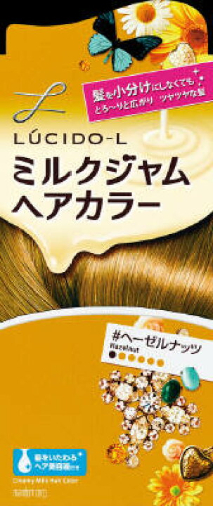 楽天市場 あわせ買い2999円以上で送料お得 ヘアケア特売 マンダム ルシードエル ミルクジャムヘアカラー ヘーゼルナッツ 内容量 ヘアカラー 40g Oxウォーター 80ml アフターカラー美容液 5g ホームライフ