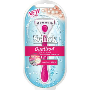 【あわせ買い2999円以上で送料お得】シック・ジャパン シック クアトロ4 フォーウーマン ホルダー 替刃2個付 【6937266700624】