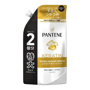 【送料お得・まとめ買い×10個セット】P&G パンテーン エクストラダメージリペア シャンプー つめかえ用 特大サイズ 600ml