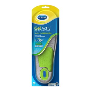 【送料お得・まとめ買い×9個セット】ドクターショール ジェルアクティブ アクティブプラス 中敷き インソール Mサイズ