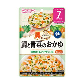 【送料お得・まとめ買い×48個セット】和光堂 具たっぷり グーグーキッチン 鯛と青菜のおかゆ 80g ベビーフード