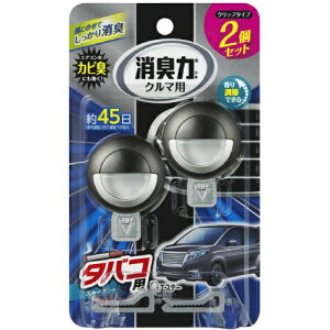【あわせ買い2999円以上で送料お得】エステー クルマの消臭力 クリップタイプ 消臭芳香剤 車用 タバコ用 スカイミント 3.2mL 2個セット