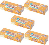 (まとめ買い5箱セット) 袋に入れて結ぶだけ！　おむつが臭わない袋BOS　大人用　箱型　Lサイズ　90枚入　…