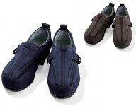 徳武産業　あゆみ　つま先ひろびろサポート　両足　足囲：5E　サイズ：S/M/L/LL/3L/4L/5L　色：ブラウン/…