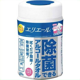 エリエール 除菌できるアルコールタオル【大王製紙】本体100枚