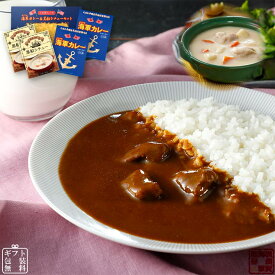 調味商事 よこすか海軍カレー ネイビーブルー&黒船シチュー 6食 ギフト セット レトルト食品セット＜よこすか海軍カレーネイビーブルー180g×2食入×2個＋黒船シチュー250g×2個＞ 1セット レトルト カレーセット まとめ買い インスタント 食べ比べ 詰め合わせ 福袋