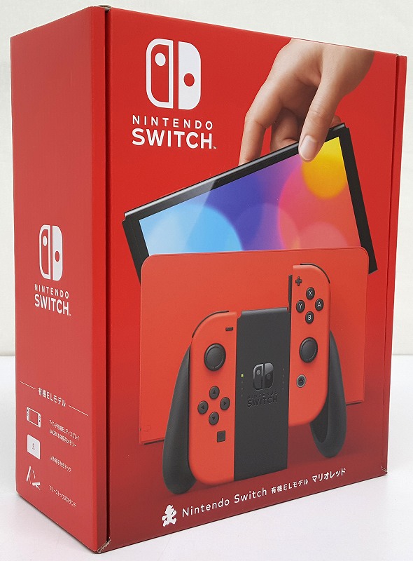 Nintendo Switch ニンテンドースイッチ 有機ELモデル 本体 Joy-Con(L) (R) マリオレッド 管2311010901