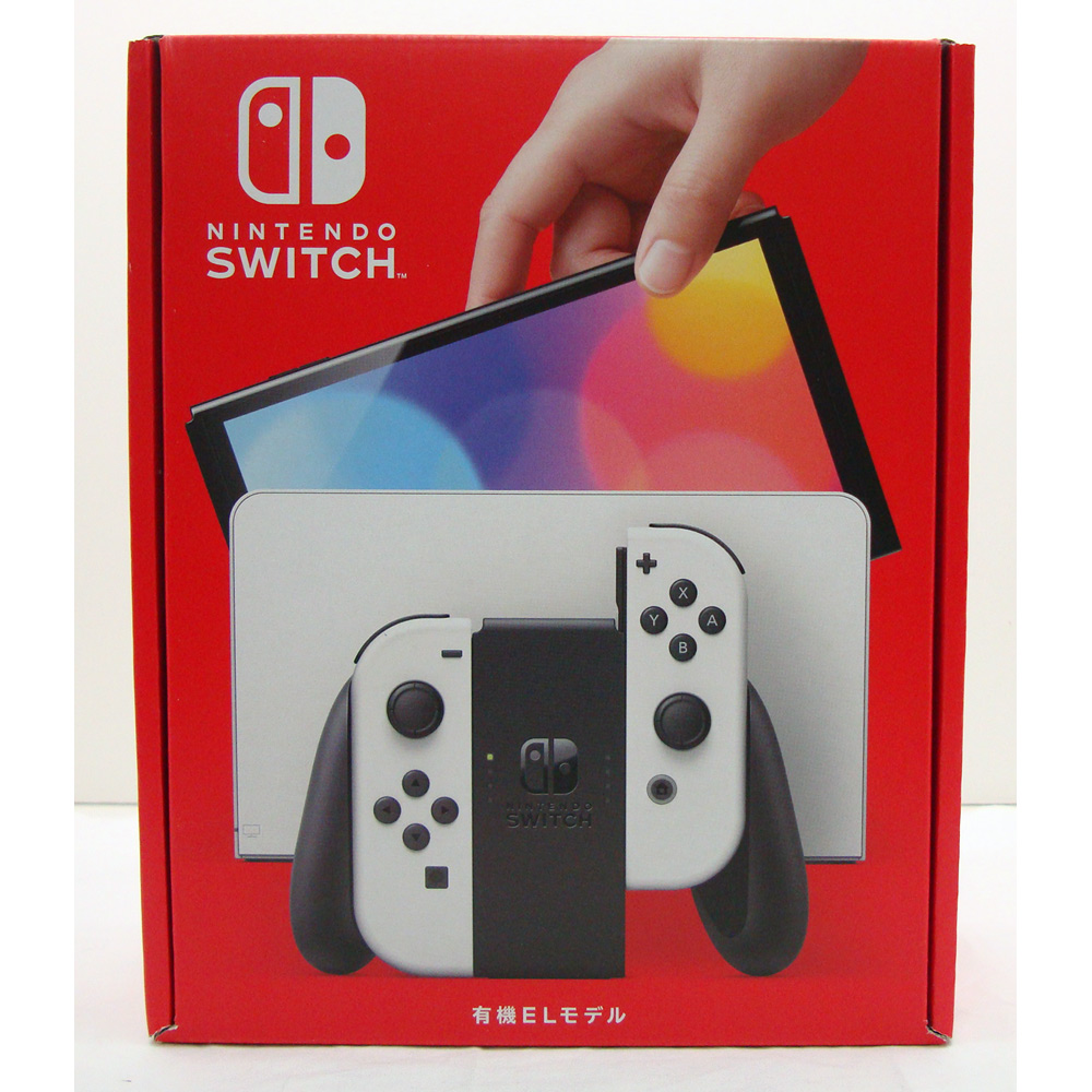 中古 未使用 Nintendo Switch 有機ELモデル 誠実 JOY-CON 期間限定特別価格 橿原店 H 本体 購入印無し ホワイト