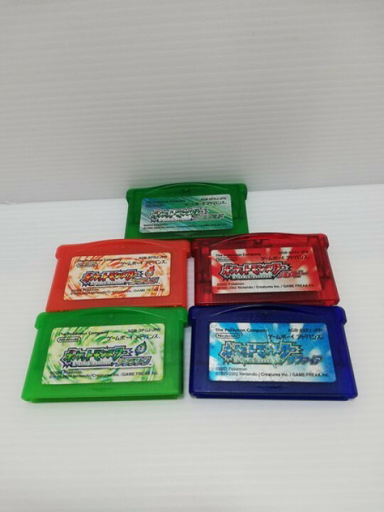 【中古】 GBA ポケットモンスターRG FR ルビー サファイア エメラルド ソフトのみ 5本セット レトロソフト 【ゲーム】【鳥取店】 | 開放倉庫山陰オンラインショップ