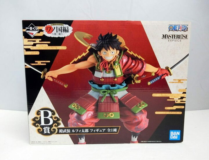 楽天市場 中古 未展示品 一番くじ ワンピース ワノ国編 第二幕 B賞 鎧武装 ルフィ太郎 フィギュア Bandai Spirits 出雲店 開放倉庫山陰オンラインショップ