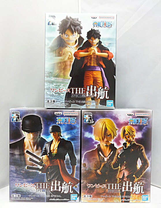 楽天市場】【中古】【未開封3点セット】ワンピース THE 出航 SPECIAL 