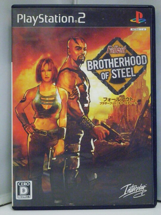 PS2ソフト【フォールアウトブラザーフッドオブスティール 
