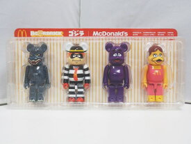 【中古】【未開封】ゴジラVSマクドナルド BE@RBRICK 150％ 4体セット / ゴジラ ハンバーグラー グリマス バーディ フィギュア ベアブリック【出雲店】