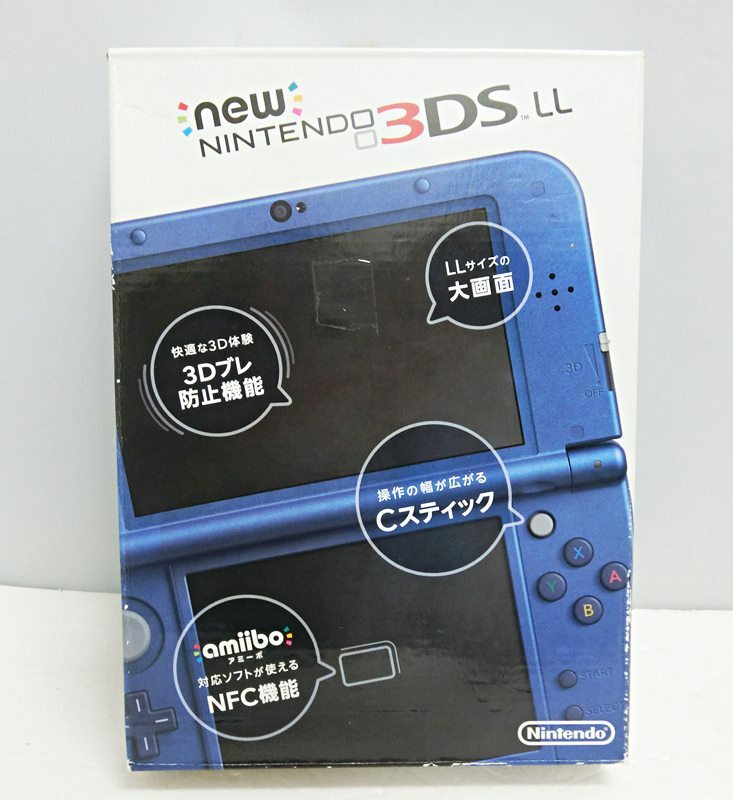 【中古】Newニンテンドー3DS LL 本体 メタリックブルー 型番:RED-001 Nintendo/任天堂【出雲店】 |  開放倉庫山陰オンラインショップ