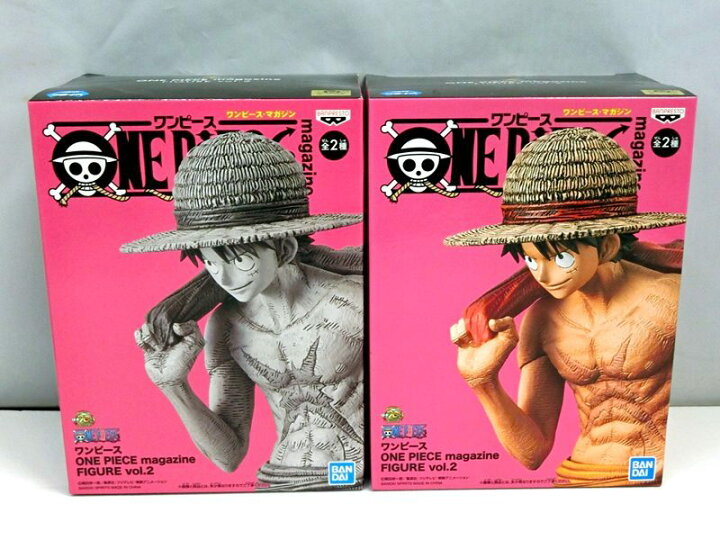 楽天市場 中古 未開封品 ワンピース One Piece Magazine Figure Vol 2 モンキー D ルフィ 2種セット 彩色 モノクロ フィギュア Banpresto 出雲店 開放倉庫山陰オンラインショップ