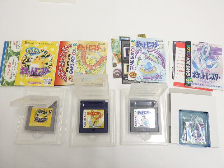 楽天市場】【中古】 GB ポケットモンスター 緑 赤 青 ピカチュウ 金 銀 