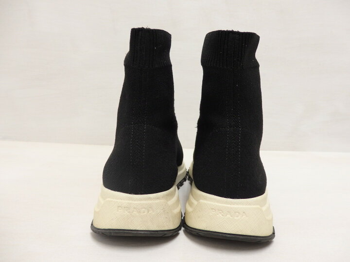 楽天市場】【中古】 PRADA プラダ ソックススニーカー 1T715L サイズ38 