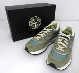 【中古】new balance × STONE ISLAND ニューバランス × ストーンアイランド 574 Legacy U574LGST サイズ:US10D 28cm Green【メンズ】【靴/スニーカー】【米子店】