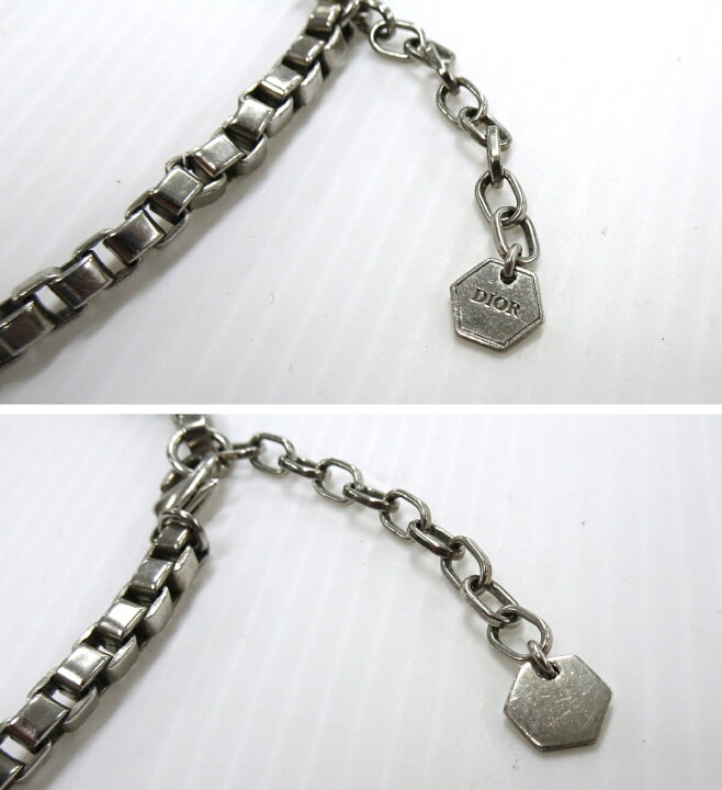 楽天市場】【中古】Dior ディオール GRADIENT BLUE CRYSTALS NECKLACE 