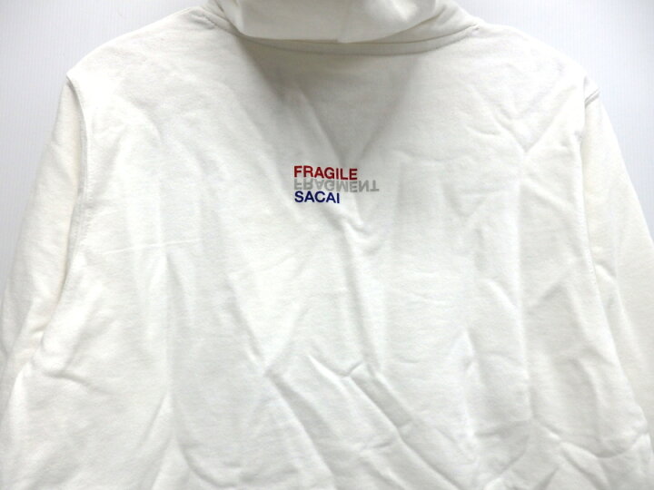楽天市場】【中古】sacai × FRAGMENT DESIGN 19SS FRAGIL HOODIE 