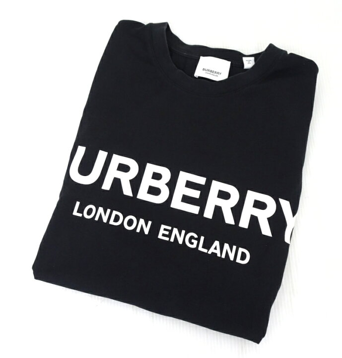 楽天市場】【中古】BURBERRY バーバリー ロゴ プリント Tシャツ XS BURBERRY ロゴプリント Tシャツ ブラック XSサイズ