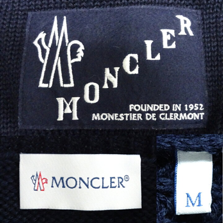楽天市場】【中古】MONCLER モンクレール 23AW フェルトワッペン 