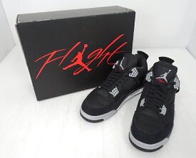 【中古】NIKE ナイキ DH7138-006 AIR JORDAN 4 RETRO SE エアジョーダン4 レトロ SE サイズ:US10 28.0cm ”Black and Light Steel”【メンズ】【靴/スニーカー】【米子店】